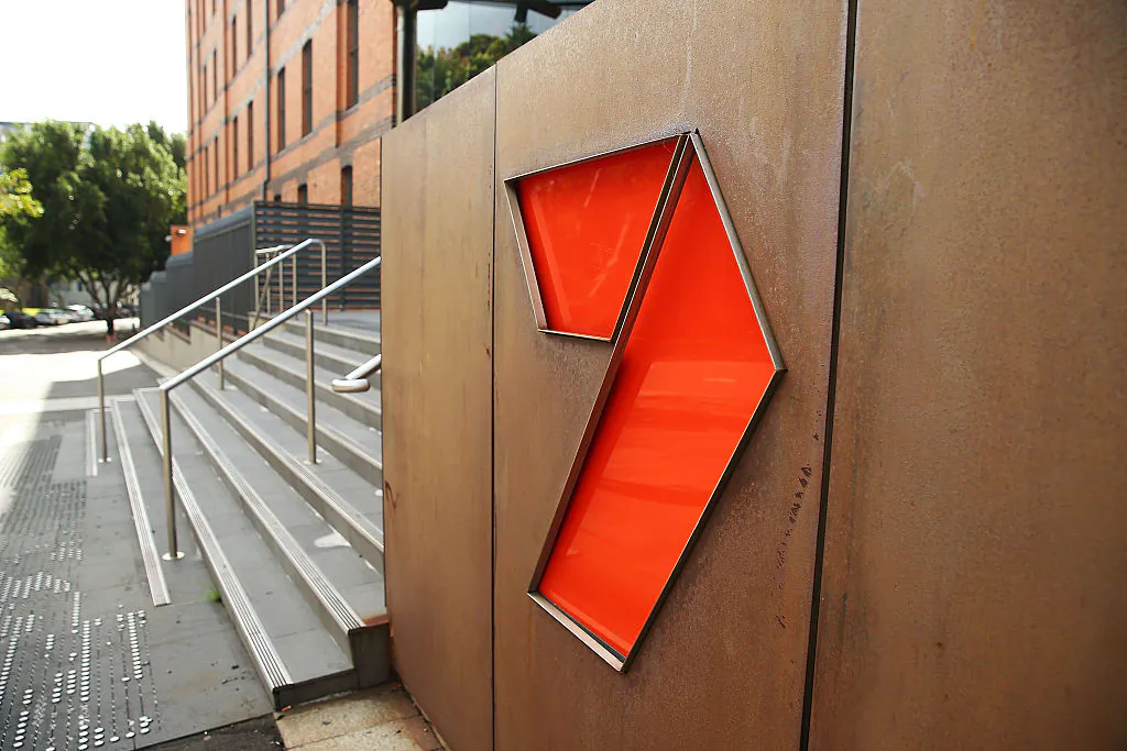 The Channel 7 logo is seen outside the Seven Group Holdings Limited Pyrmont offices in Sydney, Australia, on April 13, 2016. (Brendon Thorne/Getty Images)