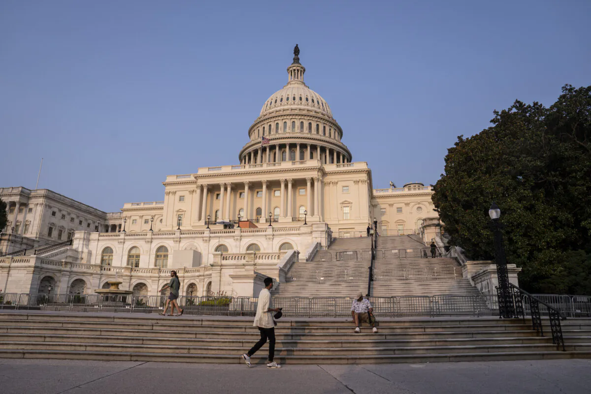The U.S. Capitol building on Aug. 14, 2024. (Madalina Vasiliu/The Epoch Times)