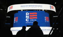 Delegates Arrive at the United Center on Opening Day of DNC