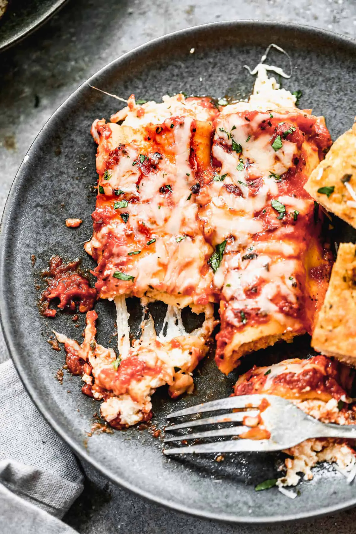 This manicotti is quick, easy, and the ultimate comfort meal. (Lauren Allen)