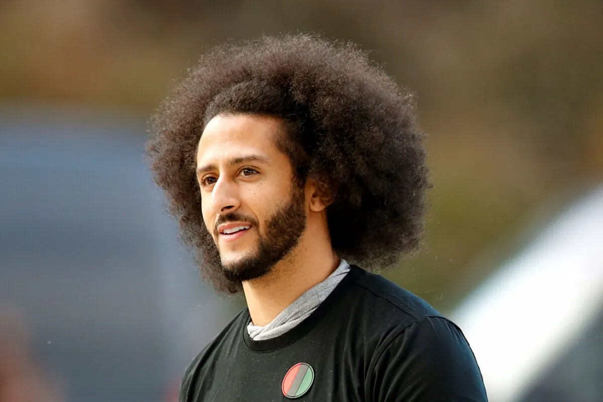 Free agent quarterback Colin Kaepernick arrives for a workout in front of NFL scouts and media members in Riverdale, Ga., on Nov. 16, 2019. (Todd Kirkland/AP Photo,)
