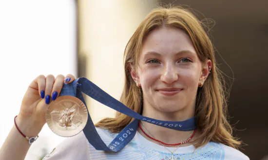 Romanian Gymnast Ana Barbosu Presented Olympic Bronze Medal First Awarded to American Jordan Chiles