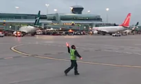 Airport Employee Caught Dancing on Tarmac