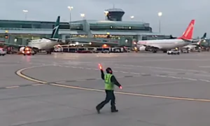 Airport Employee Caught Dancing on Tarmac