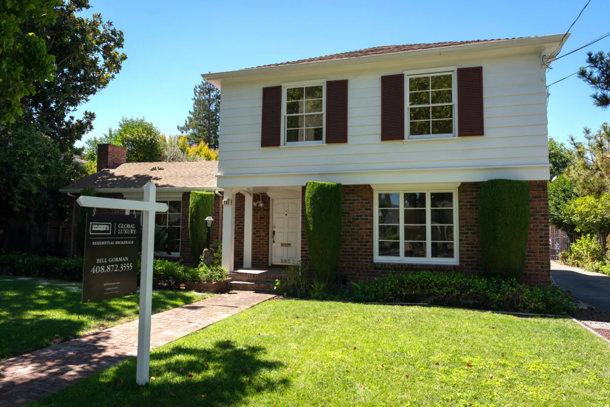 A home for sale in San Jose, Calif., on Aug. 15, 2024. (Loren Elliott/Getty Images)
