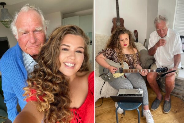 Grandpa With Sensory Loss Learns New Songs From Musician Granddaughter—Their Duets Are Winning Hearts