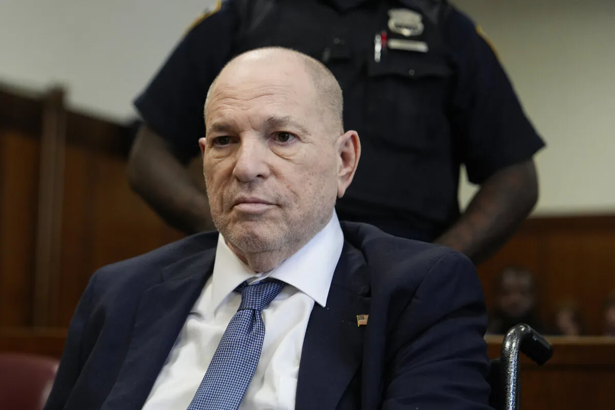 Harvey Weinstein appears in Manhattan Criminal Court, May 29, 2024, in New York. (AP Photo/Julia Nikhinson, Pool)