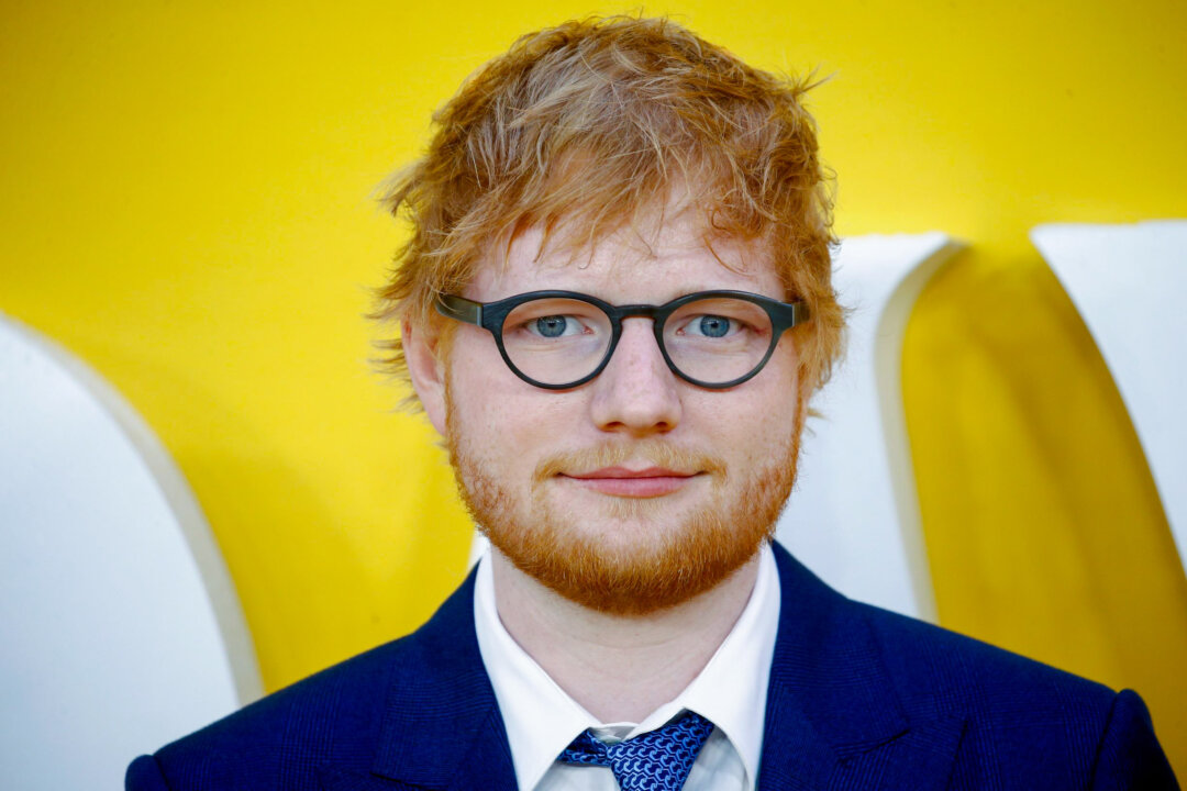 Musician Ed Sheeran Trades Sound Booth for Paintbrush in Support of Music Education