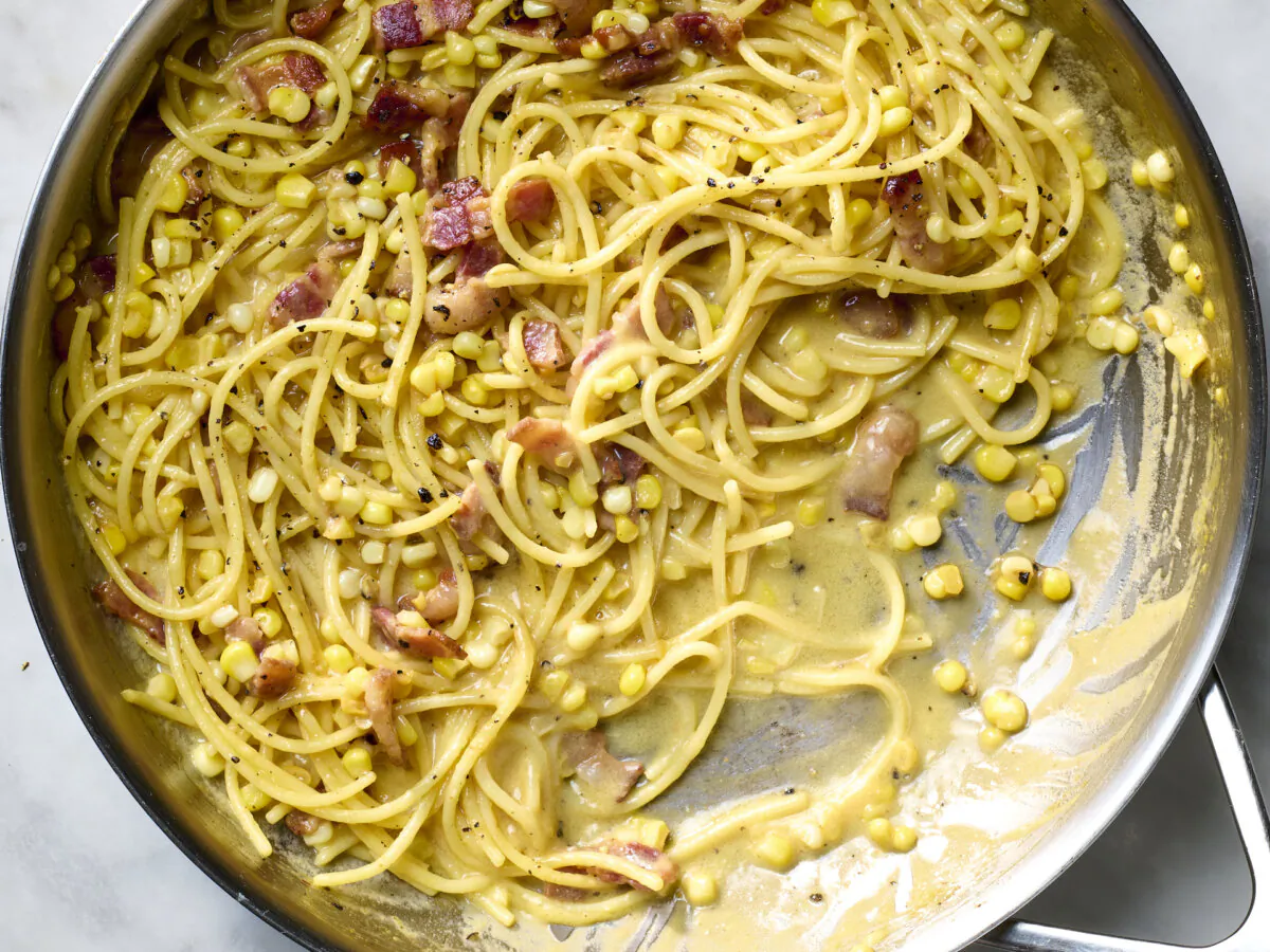 A summery twist on the classic Italian pasta dish. (Alex Lepe/TNS) 