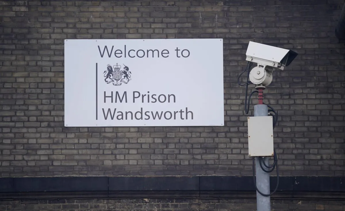 An undated file photo of HMP Wandsworth in south-west London. (PA)