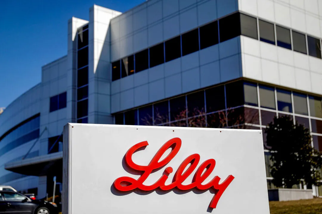 An Eli Lilly and Company pharmaceutical manufacturing plant at 50 ImClone Drive in Branchburg, N.J., on March 5, 2021. (Mike Segar/Reuters)