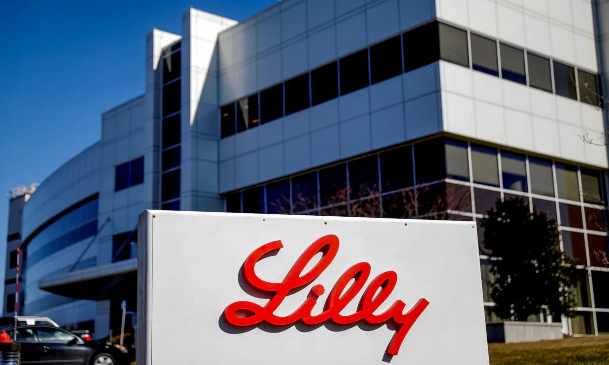 An Eli Lilly plant in Branchburg, N.J., on March 5, 2021. (Mike Segar/Reuters)