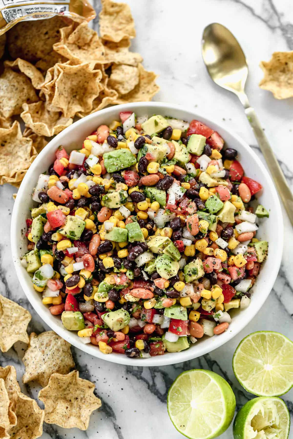 Our easy Cowboy Caviar recipe has fresh, healthy ingredients and is perfect for game day or potlucks! (Lauren Allen)
