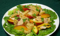 Pork and Peach Summer Salad