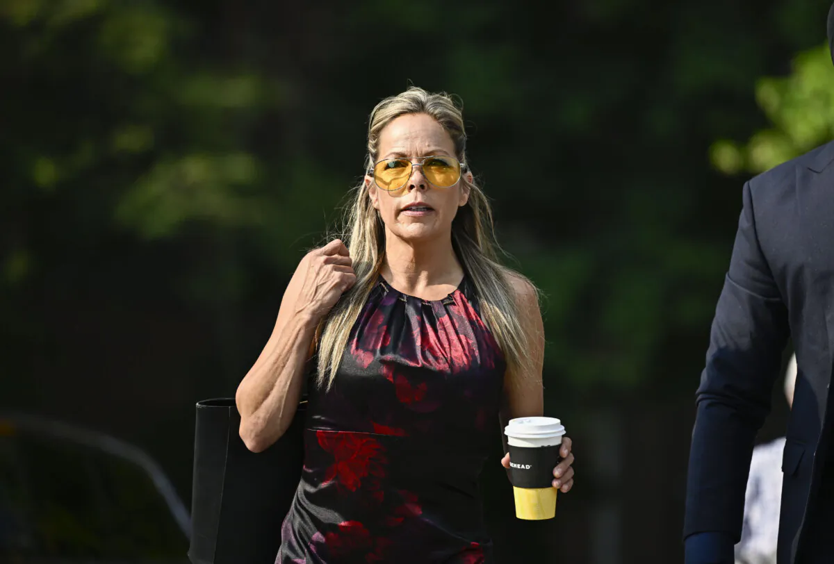 Tamara Lich arrives at the courthouse in Ottawa on Aug. 14, 2024. (The Canadian Press/Justin Tang)