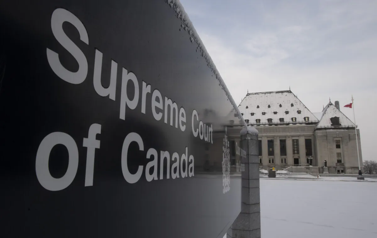 The Supreme Court of Canada is seen on Jan. 16, 2020, in Ottawa. (The Canadian Press/Adrian Wyld)