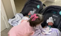 Big Sister Welcomes Preemie Twins Home