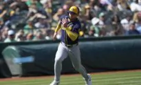 Bauers Homers and Scores 3 Times to Pace Brewers Past Athletics 9–5