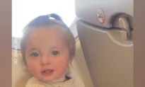 Kind Stranger Calms Baby on Flight