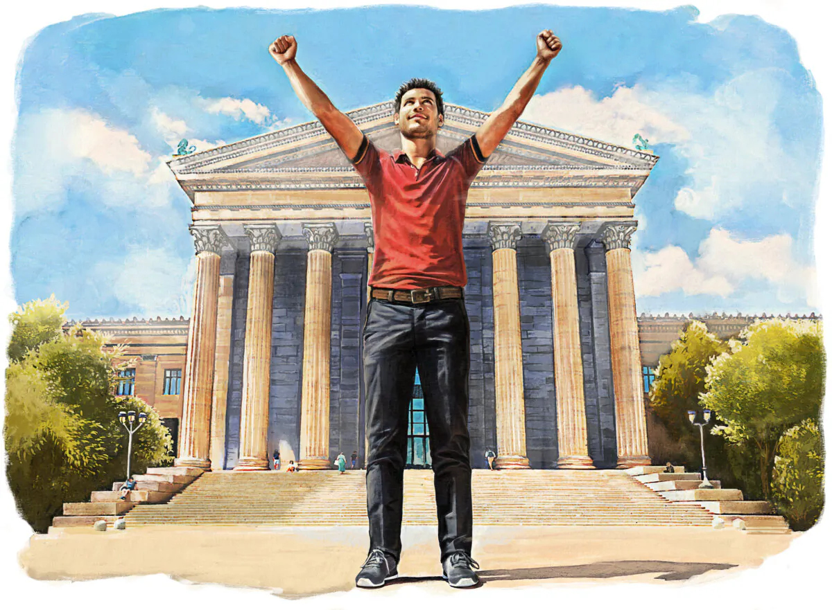 If you want your dreams
to come true, you need
to lay the groundwork—
just as Rocky did. (Biba Kayewich)