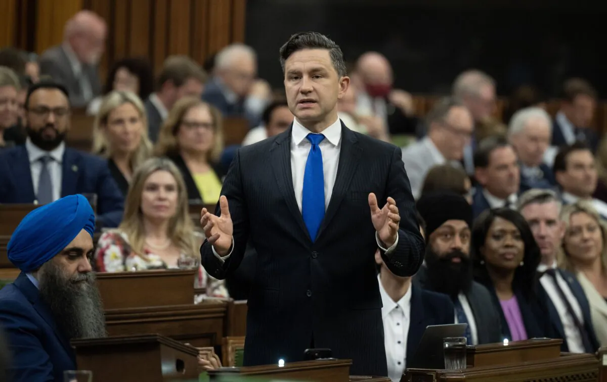 Conservative Leader Pierre Poilievre rises during Question Period, in Ottawa, June 19, 2024. (The Canadian Press/Adrian Wyld)