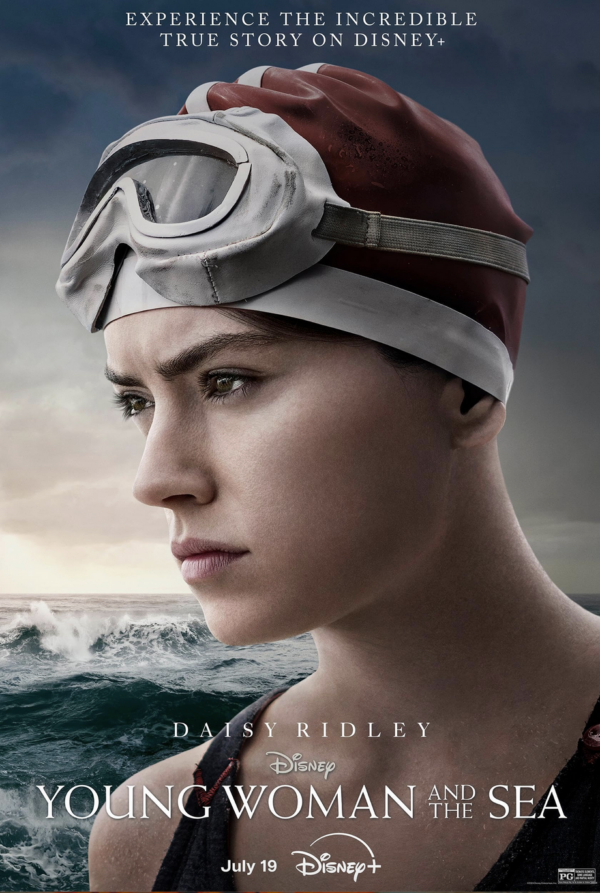 Promotional poster for "The Young Woman and the Sea." (Walt Disney Studios)