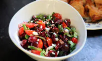 Grilled Spiced Chicken With Sweet Cherry and Tomato Salad Makes Quick, Easy Summer Delight