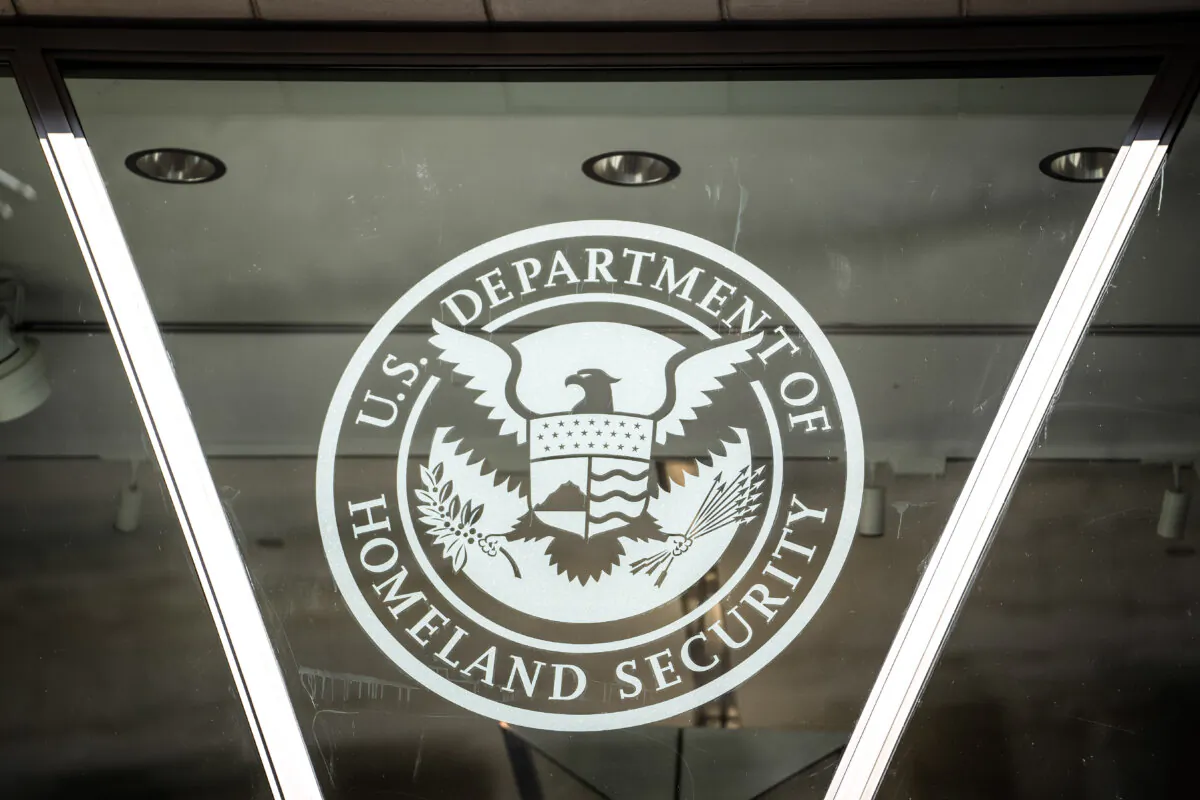 The U.S. Department of Homeland Security in Washington on Aug. 12. (Madalina Vasiliu/The Epoch Times)