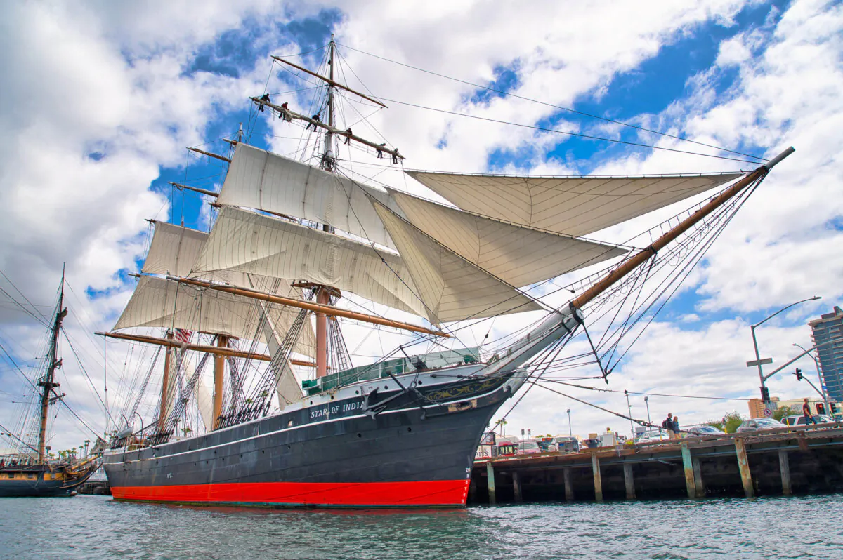 The Star of India at the Maritime Museum of San Diego. (Alex Saikowski/Maritime Museum Of San Diego)