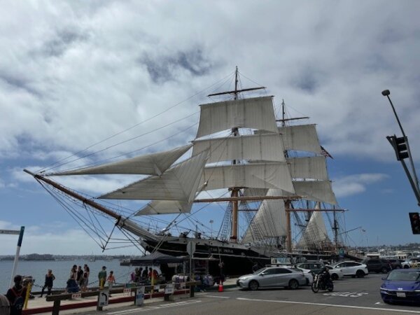 Star of India Wharf, Maritime Museum of San Diego in Summer 2024. (David Anton/Maritime Museum Of San Diego)