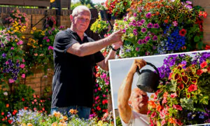 PHOTOS: 61-Year-Old Grandpa’s Multicolored Garden Boasts 200 Hanging Baskets—Here’s How It Looks