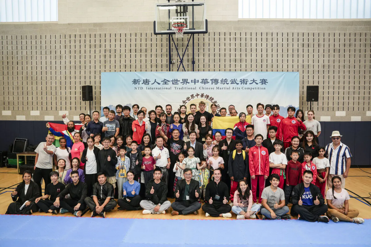 Contestants at NTD's 8th International Traditional Chinese Martial Arts Competition in Waldwick, N.J., on Aug. 30, 2024. (Samira Bouaou/The Epoch Times)