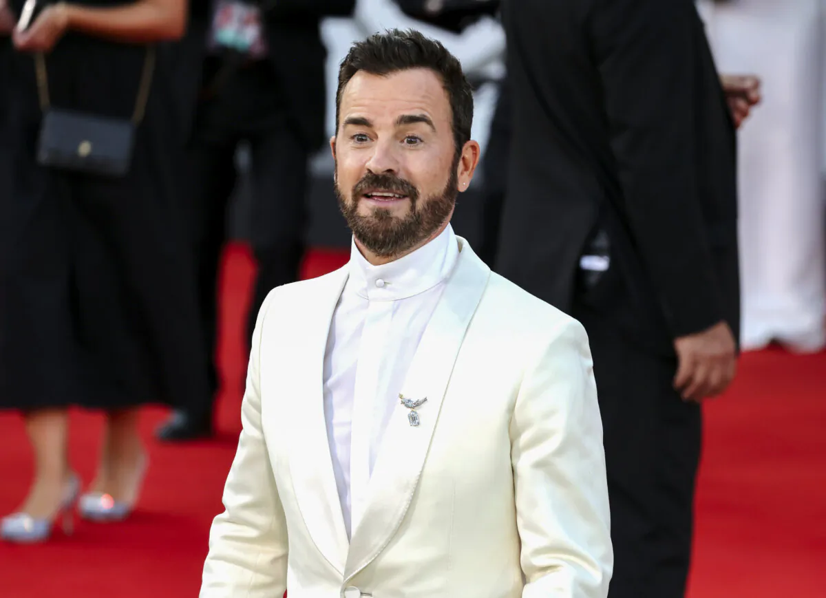 Justin Theroux attends a red carpet event for "Beetlejuice Beetlejuice" during the 81st Venice International Film Festival on Aug. 28, 2024. (Victor Boyko/Getty Images)