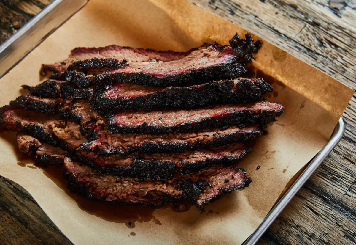Making a beautiful beef brisket at home is time consuming but the end result is so rewarding. (Jennifer Segal)