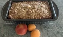 Almond Streusel Peach Snack Bread Is Delicious Any Time of Day