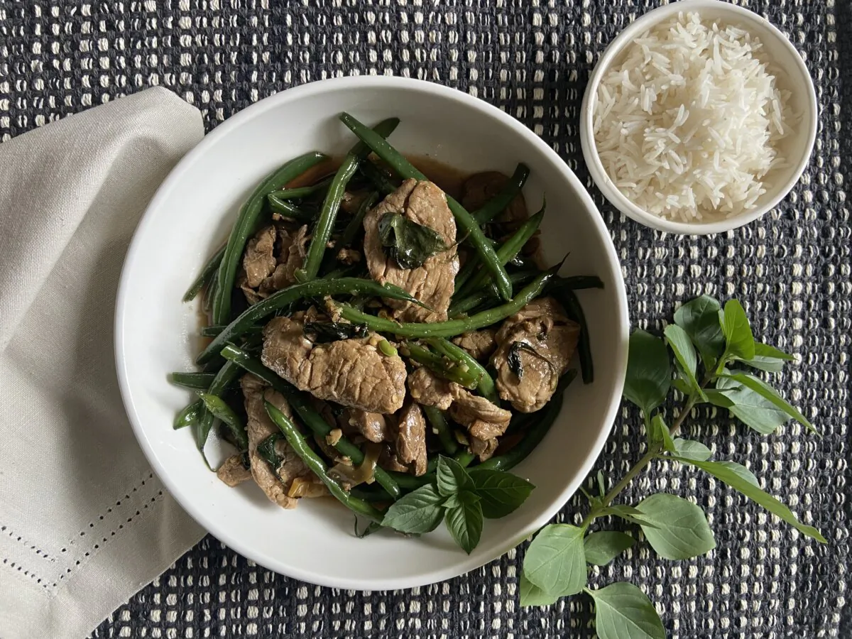 To season the green beans, pork and basil, combine fish sauce with soy and oyster sauce. (JeanMarie Brownson/TNS)