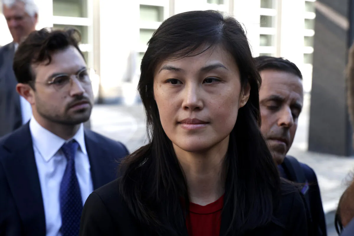 Linda Sun, former aide of New York Gov. Kathy Hochul, leaves Brooklyn Federal Court after her arraignment in New York City on Sept. 3, 2024. (Corey Sipkin/AP Photo)