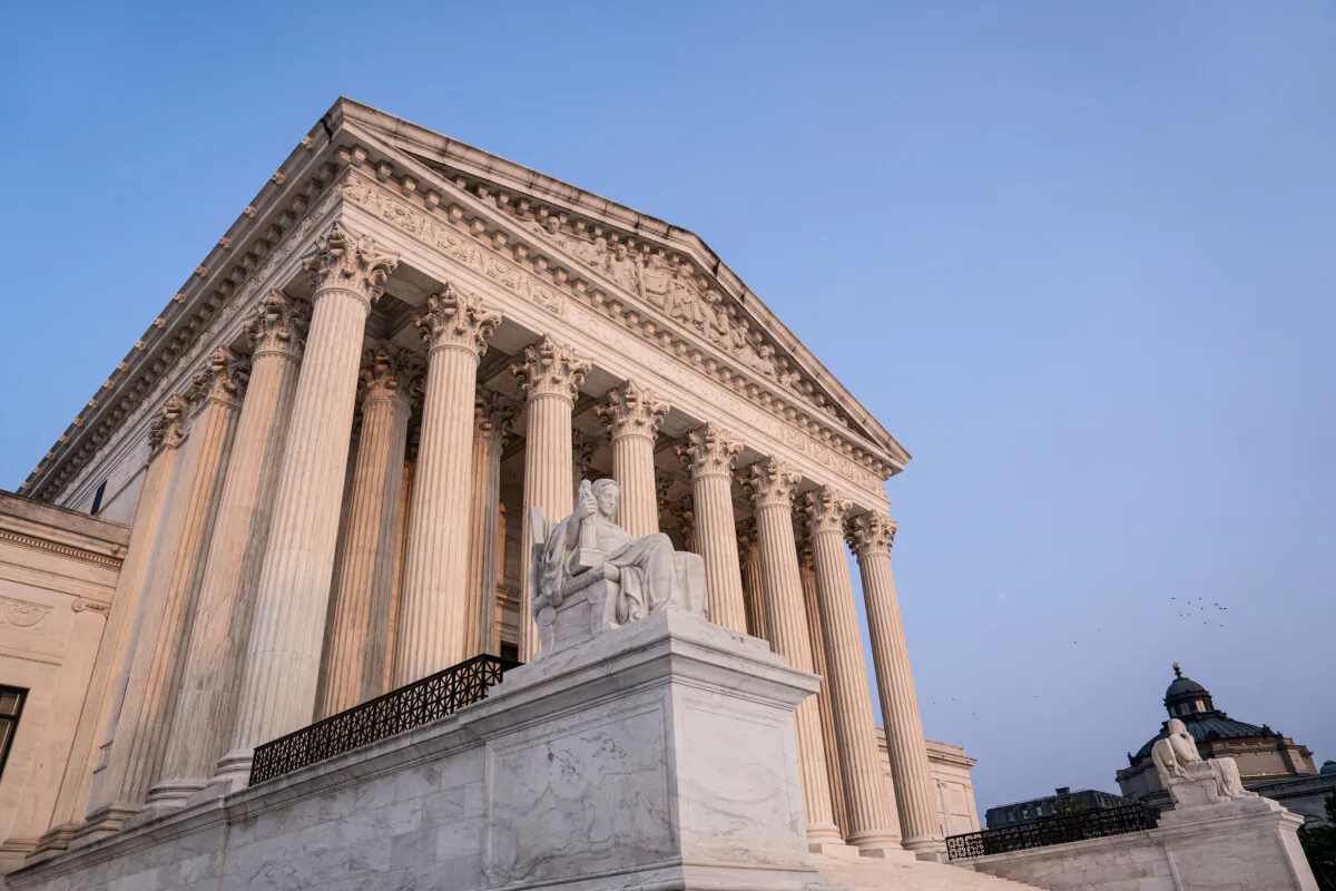 The U.S. Supreme Court in Washington on Aug. 14, 2024. (Madalina Vasiliu/The Epoch Times)