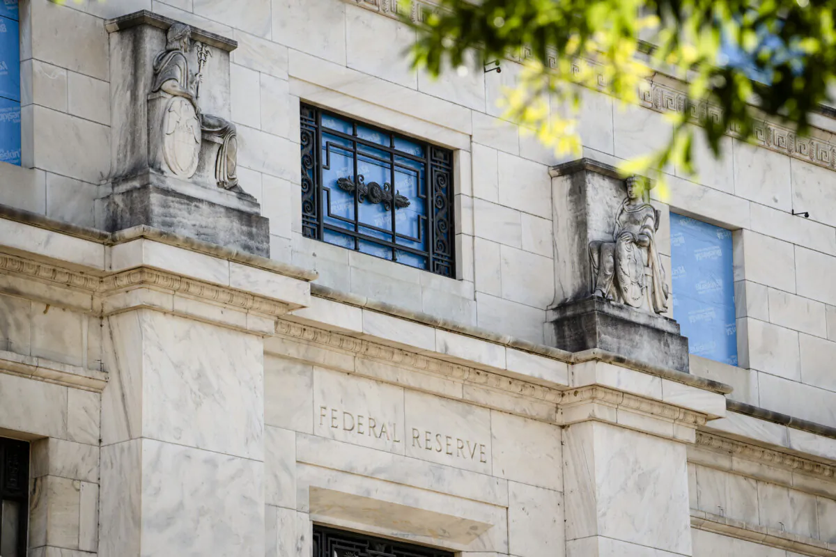 Federal Reserve in Washington on Aug. 12, 2024. (Madalina Vasiliu/The Epoch Times)