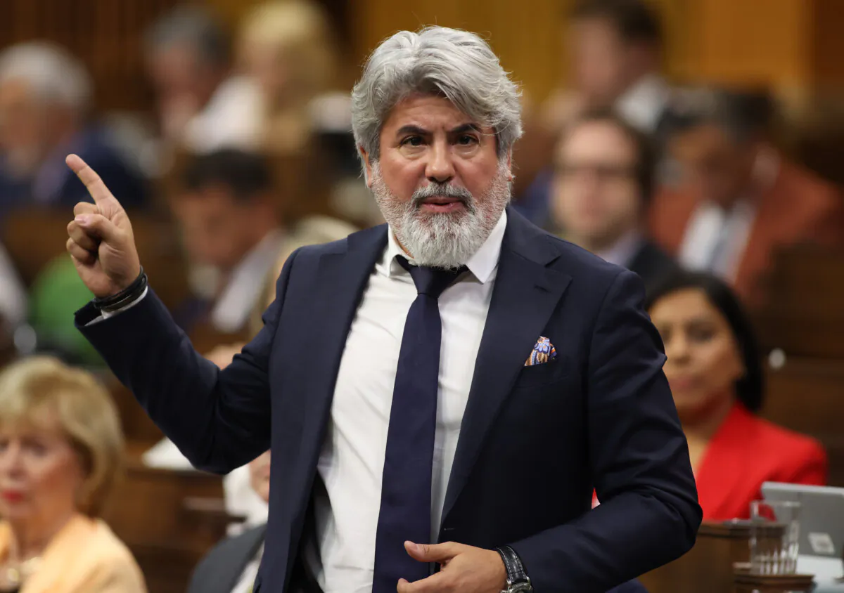Then-Transport Minister Pablo Rodriguez rises during question period in the House of Commons on Parliament Hill in Ottawa on June 12, 2024. (The Canadian Press/Patrick Doyle)