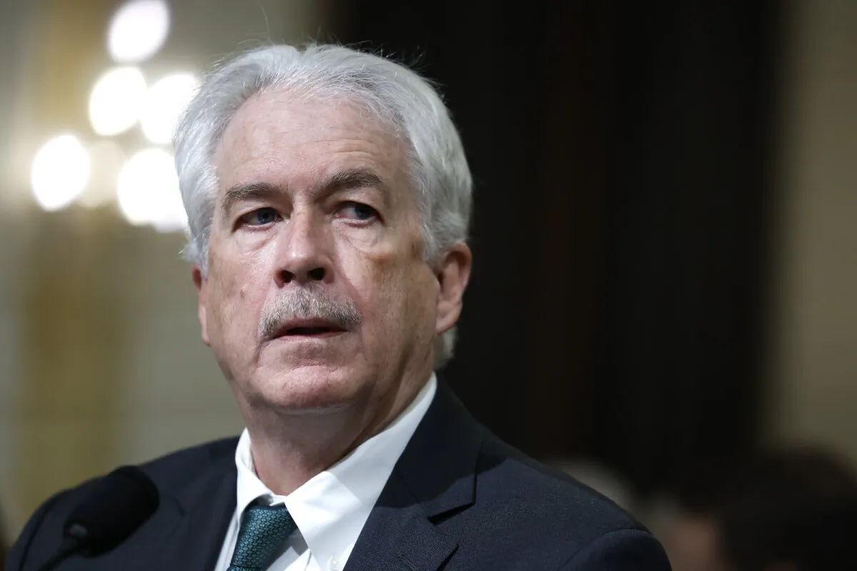 CIA Director William Burns listens during a hearing with the House Intelligence Committee at the U.S. Capitol on March 12, 2024. (Anna Moneymaker/Getty Images)