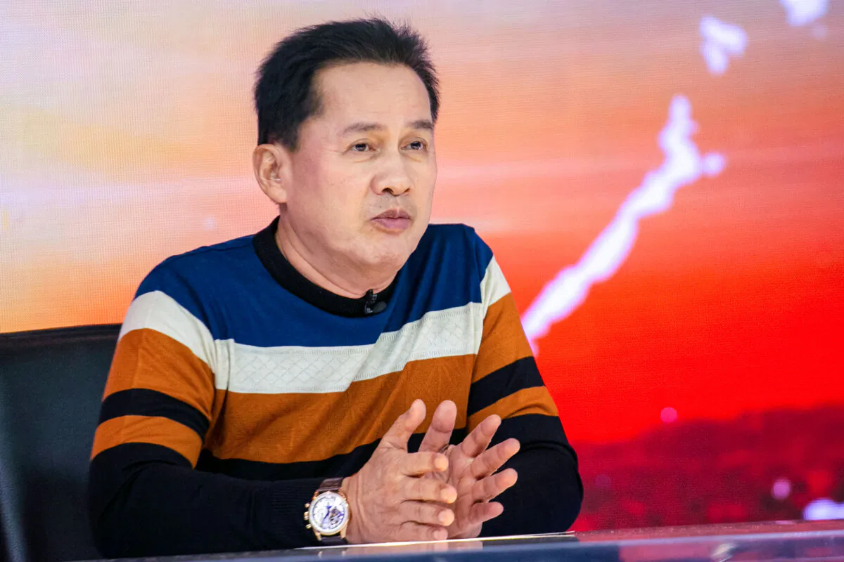 Apollo Quiboloy appears on his talk show in Davao city, Philippines, on May 23, 2016. (AP Photo, File)