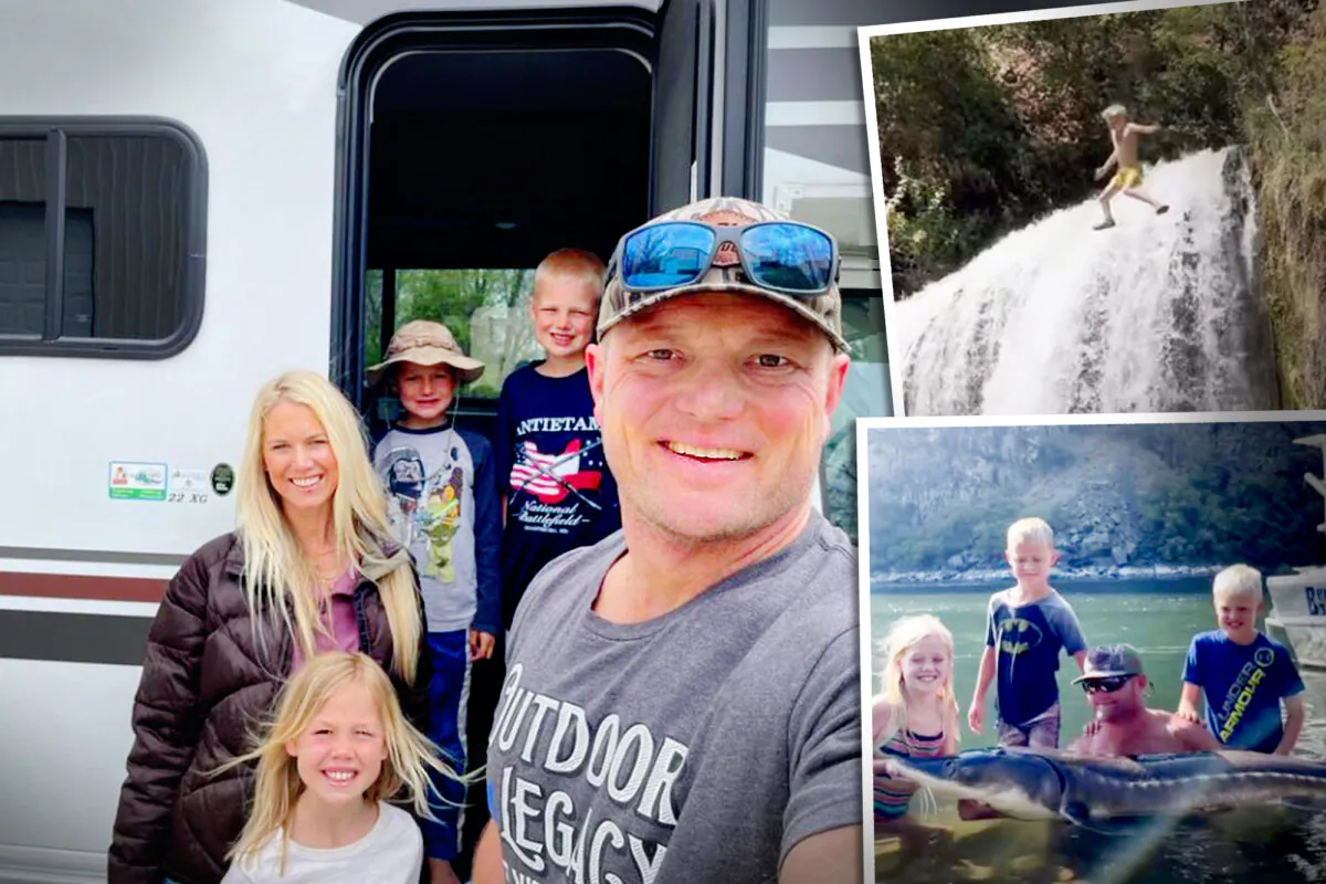 The Wallicks along on their adventures in homeschooling. (Courtesy of Nate Wallick)