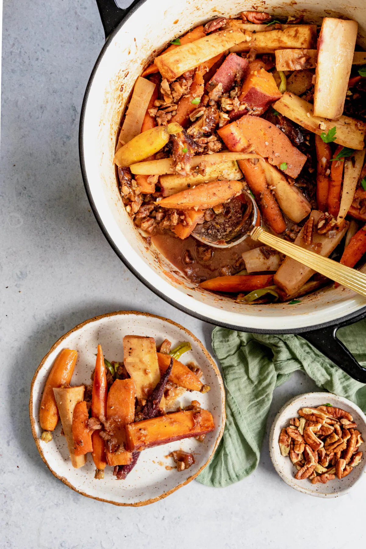 Tzimmes is a traditional Ashkenazi side dish enjoyed during the Jewish holidays. (Micah Siva/TCA)