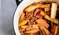 Modern Carrot and Parsnips Tzimmes, an Updated Dish for Rosh Hashanah