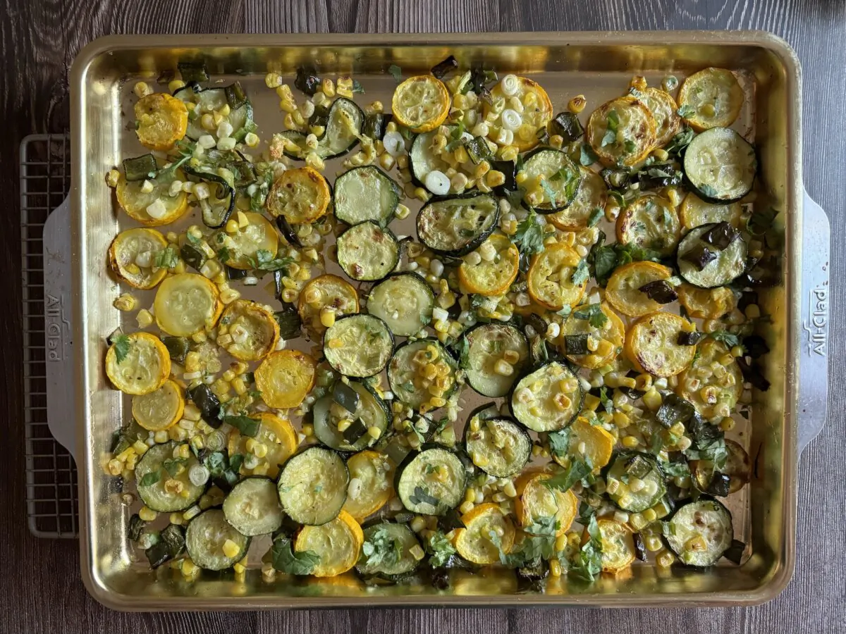 Assorted vegetables, drizzled with fruity olive oil and roasted in a hot oven, transform into beautiful dinner sides or the start of many meals. (JeanMarie Brownson/TCA)