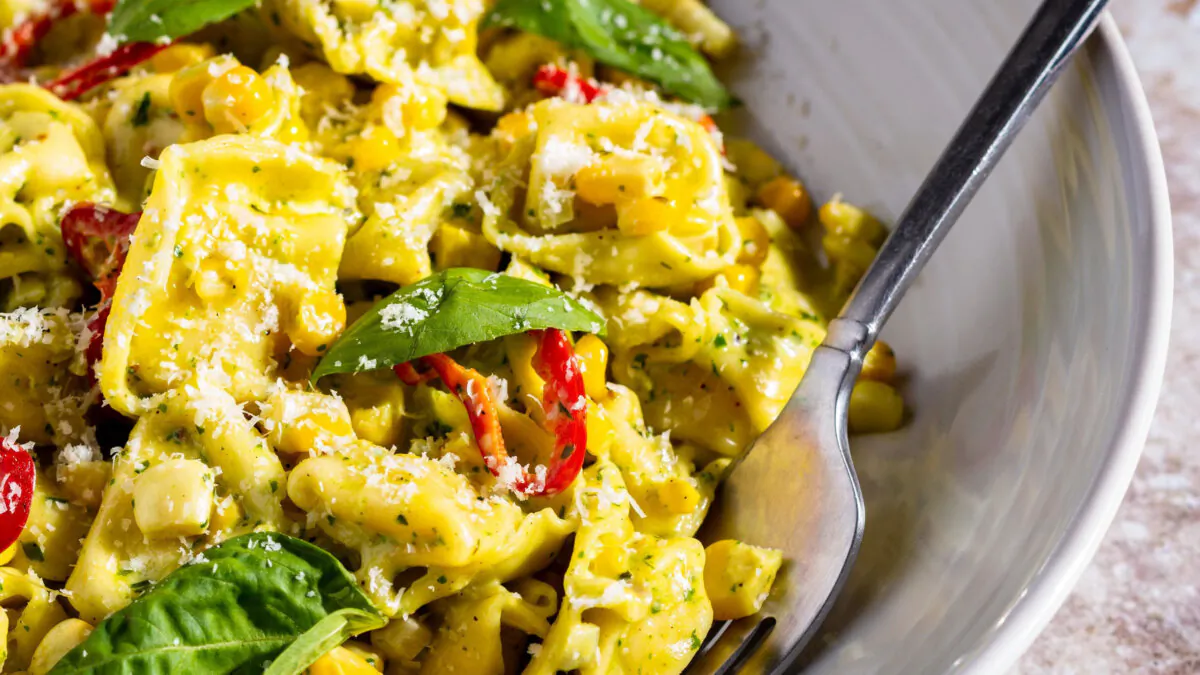 The savory sauce offsets the sweetness of the corn. (Steve Klise/TNS)