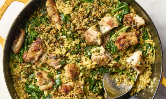 My One-Pot Lemon Chicken Orzo Will Be Your Family’s New Favorite Dinner