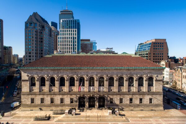 The McKim Building of the Boston Public Library