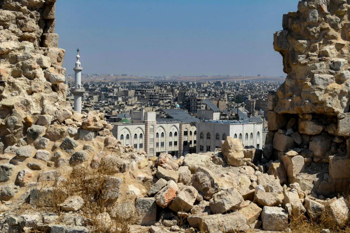 Aleppo from its ancient citadel in Syria on Sept. 10, 2024. (AFP via Getty Images)